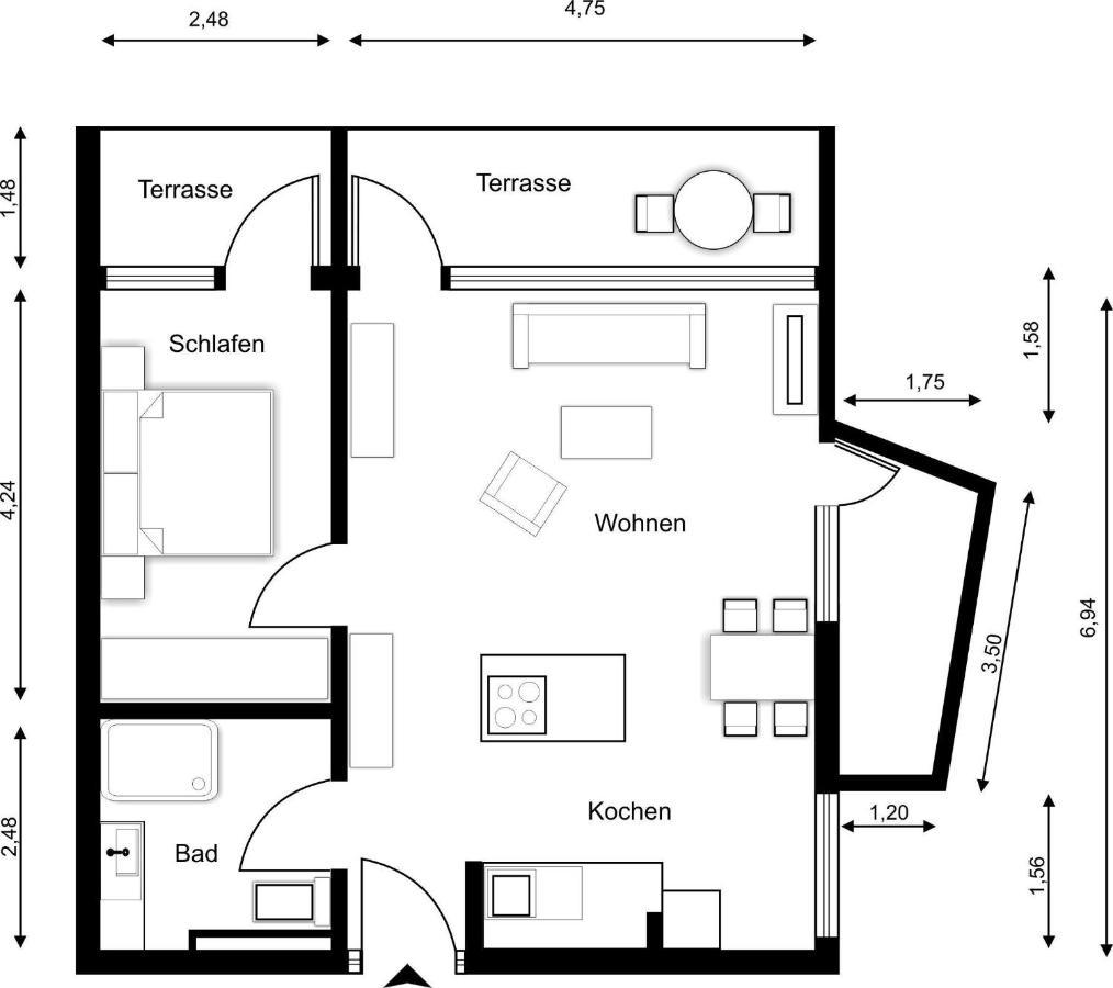 Sylter-Juwel-Mit-Traumblick Apartment Westerland Luaran gambar